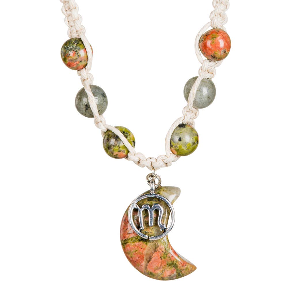 ZODIAC SIGN HEMP NECKLACES: GEMINI