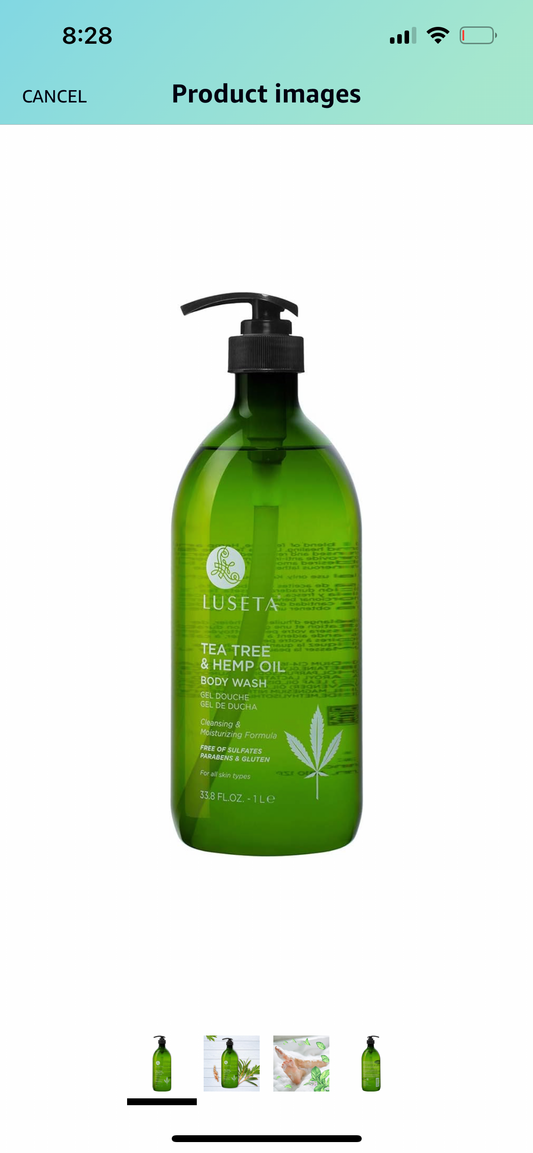 Tea Tree and Hemp Seed Oil Body Wash