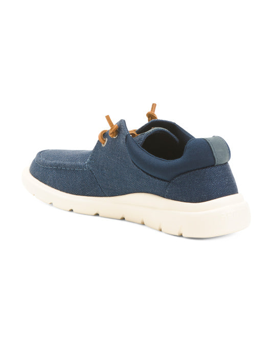 Navy Blue Hemp Shoe
