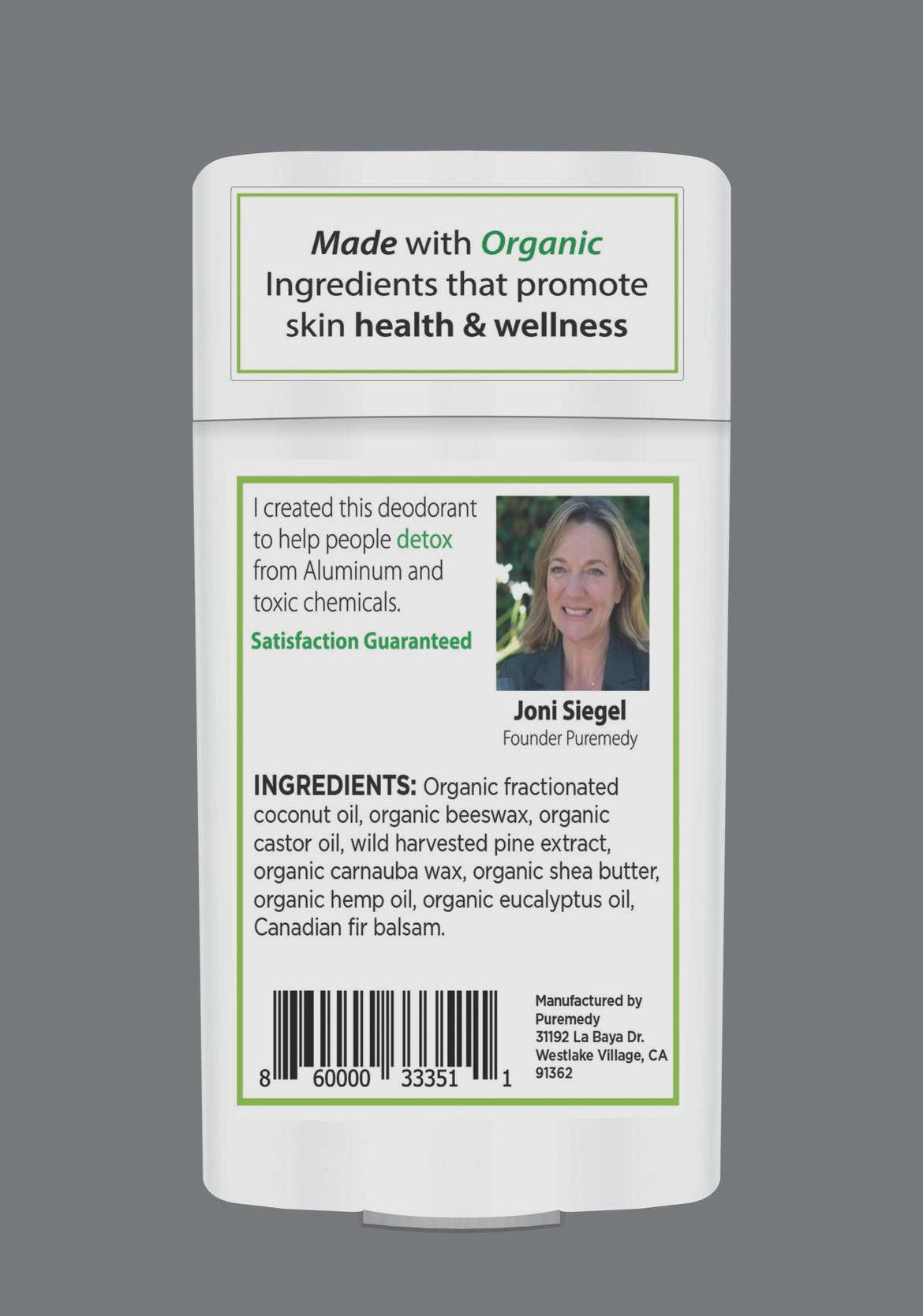 Natural Deodorant Eucalyptus