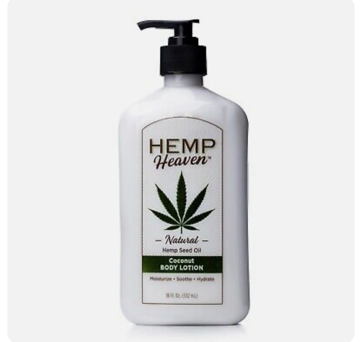 Hemp Heaven Coconut Lotion