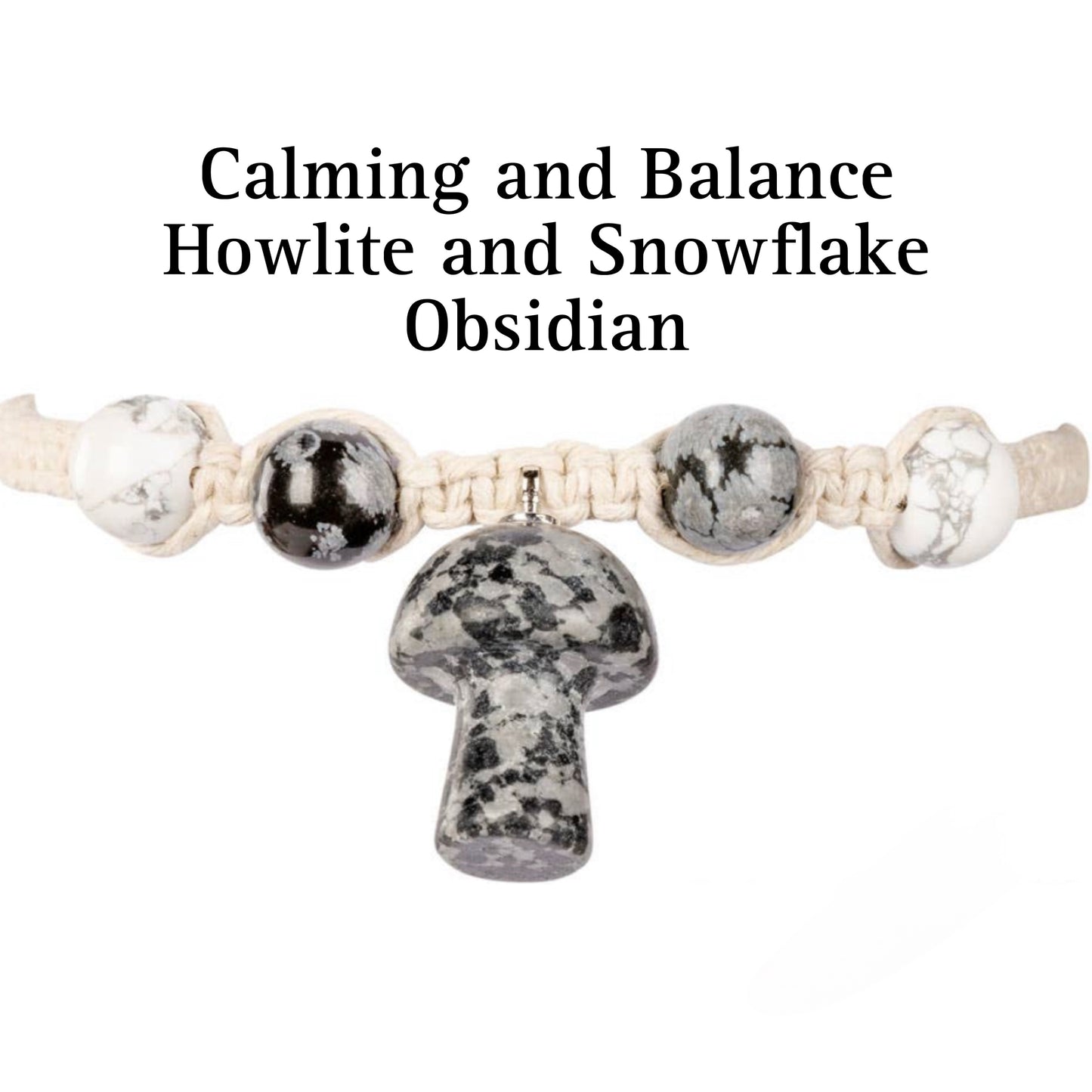 Crystal Mushroom Bracelet