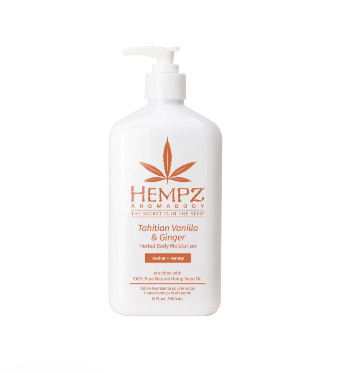 Hempz Tahitian Vanilla Ginger Lotion