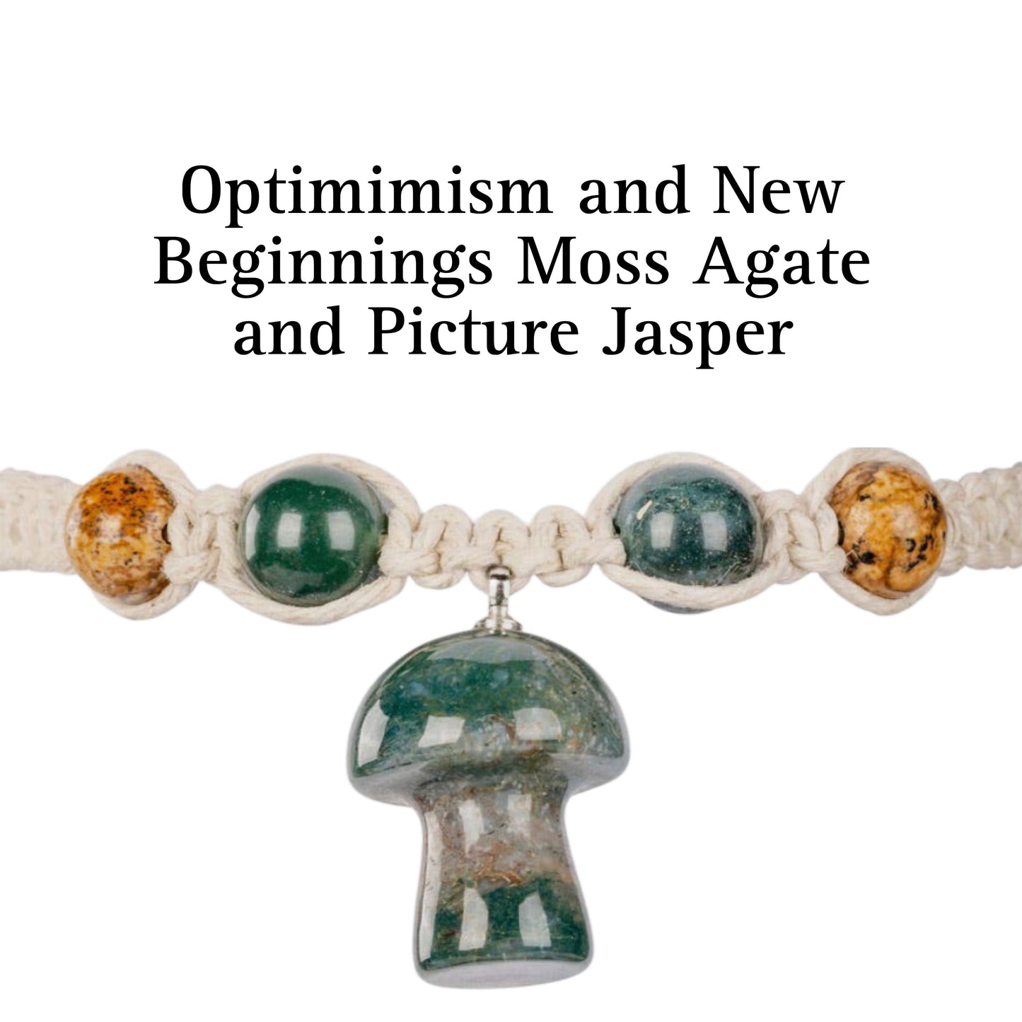Crystal Mushroom Bracelet