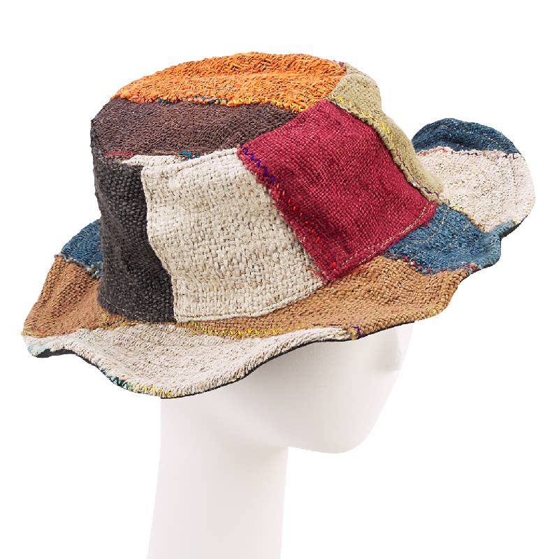 Hemp Patchwork Hat