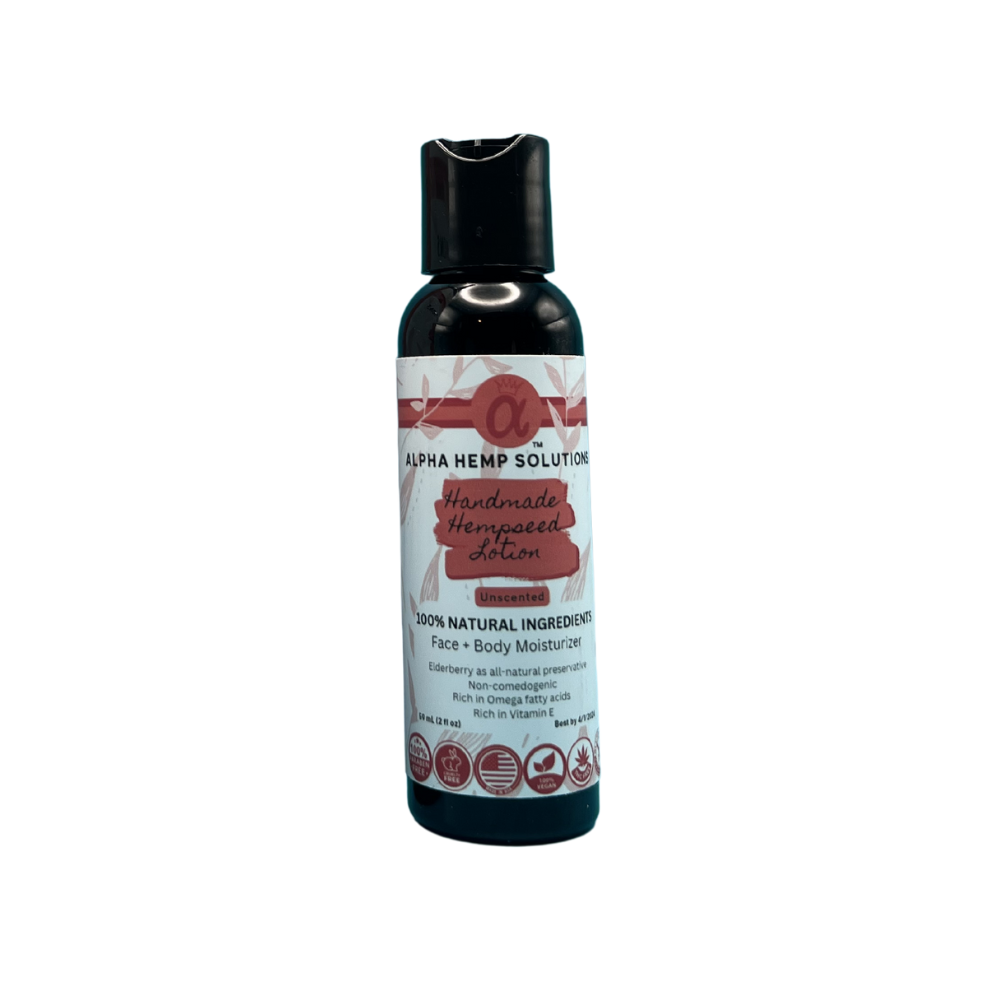 100% Natural Hempseed Lotion - Unscented