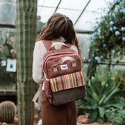 Hemp Backpack - Red