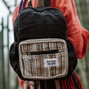 Sansara Small Hemp Backpack - Black