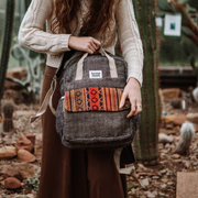 Hemp Backpack - Grey