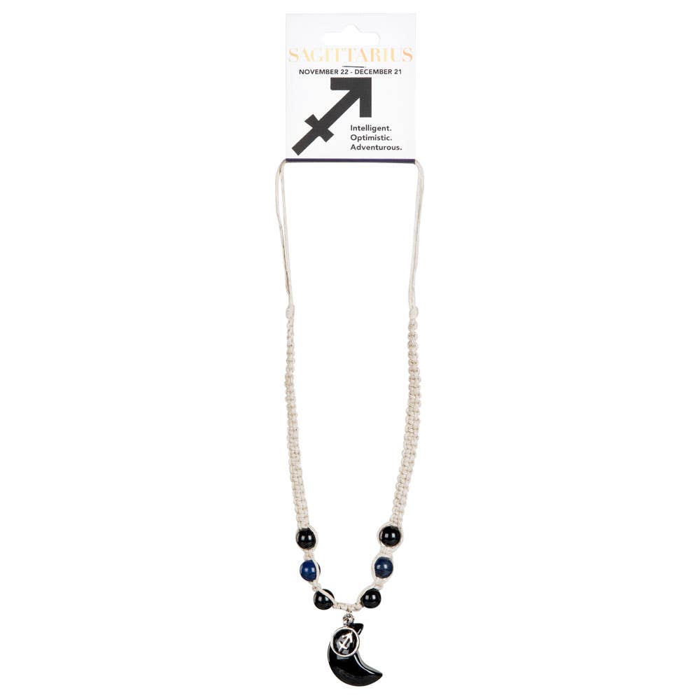 ZODIAC SIGN HEMP NECKLACES: PISCES