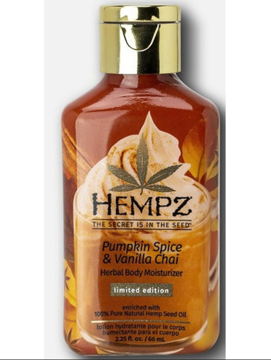 Hempz Pumpkin Spice and Vanilla Chai Herbal Body Moisturizer