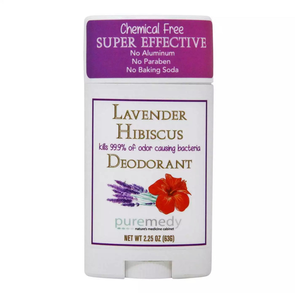 Natural Deodorant Lavender Hibiscus