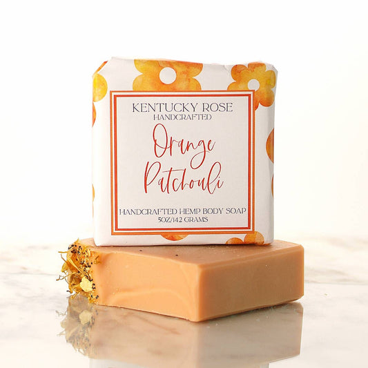 Orange Patchouli Hemp Body Soap