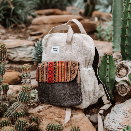 Hemp Backpack - Pattern