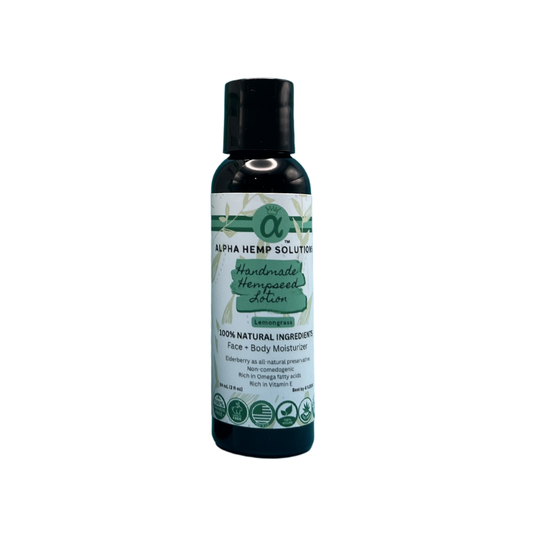 100% Natural Hempseed Lotion - Lemongrass