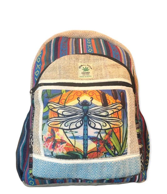 Hemp Dragonfly  Backpack