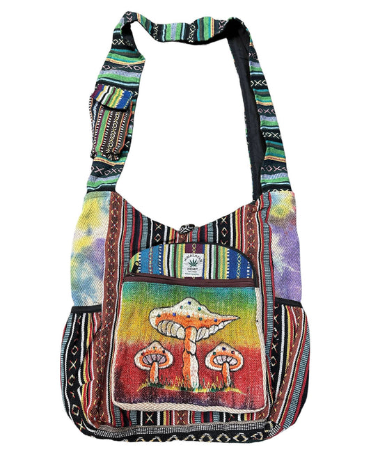 Triple Mushroom Pocket Side Bag