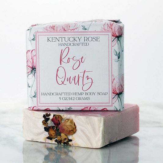 Rose Quartz Hemp Body Soap