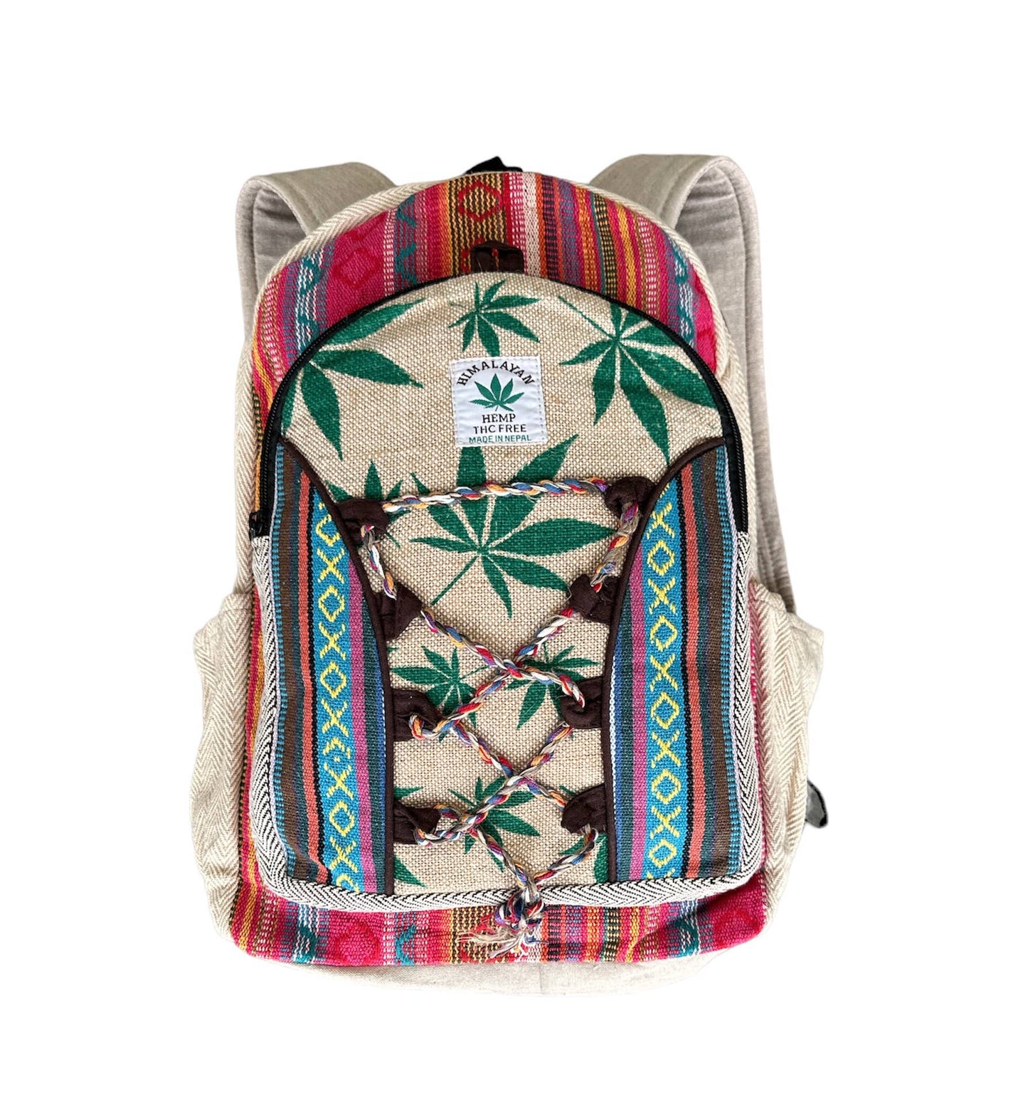 Leaf Pattern Backpack