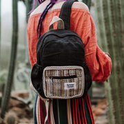 Sansara Small Hemp Backpack - Black